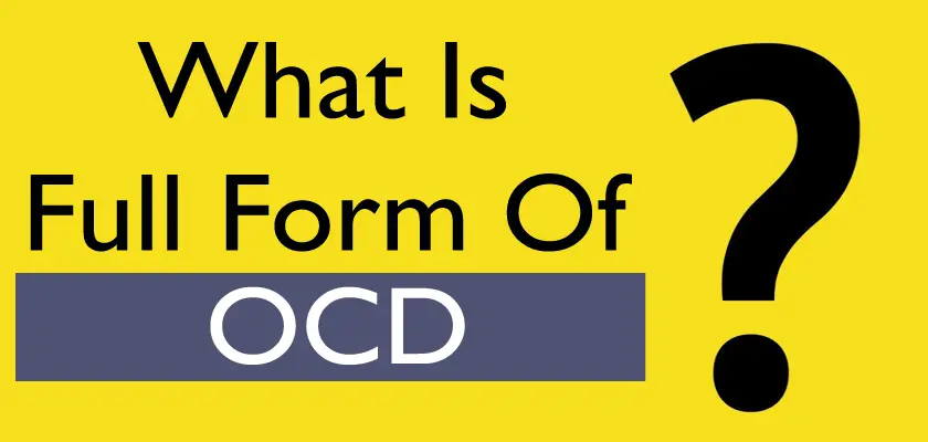 OCD Full Form