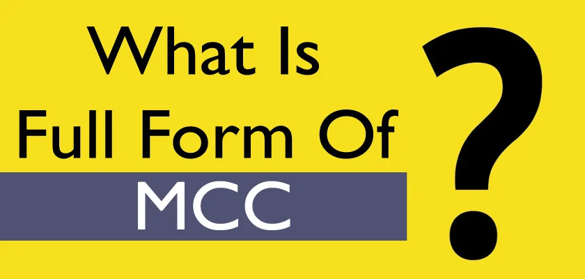 MCC Full Form