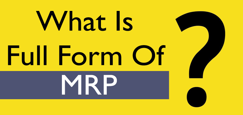 MRP Full Form