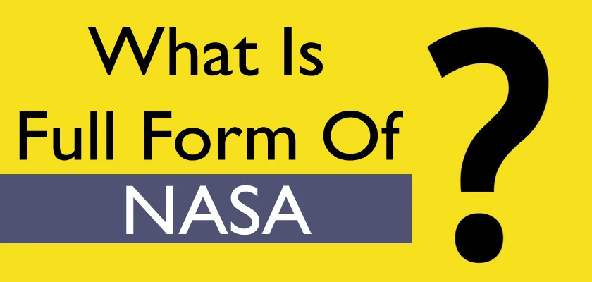 NASA Full Form