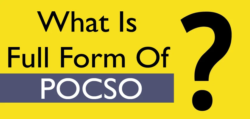 POCSO Full Form